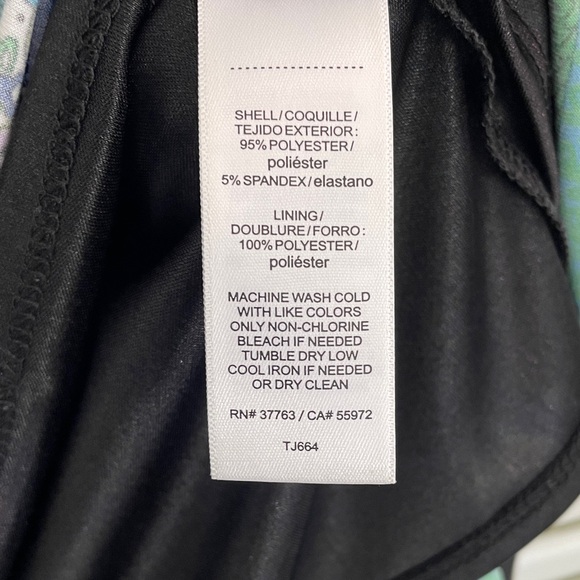 Laundry By Shelli Segal Blue and Green Paisley Dress - Picture 7 of 8